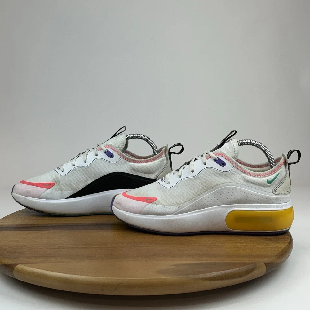 Womens Nike Air Max Dia White University‎ Gold Casual Sneakers Shoes Size 9 M